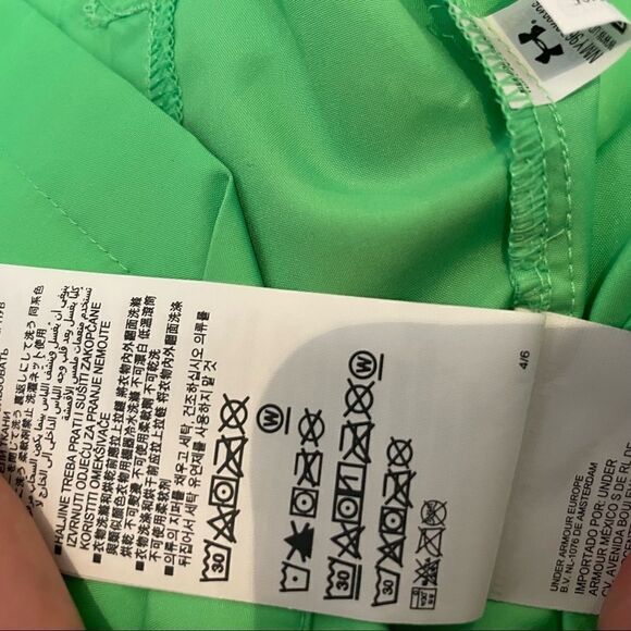 Sackpack Full Zip Jacket windbreaker neon green and blue youth large NWOT - Picture 14 of 16